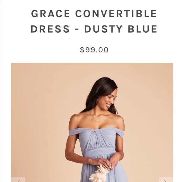Birdy Grey - Grace Convertible Dress Dusty Blue - Picture 5 of 8